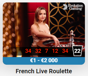 Live French Roulette at Leo Vegas Casino