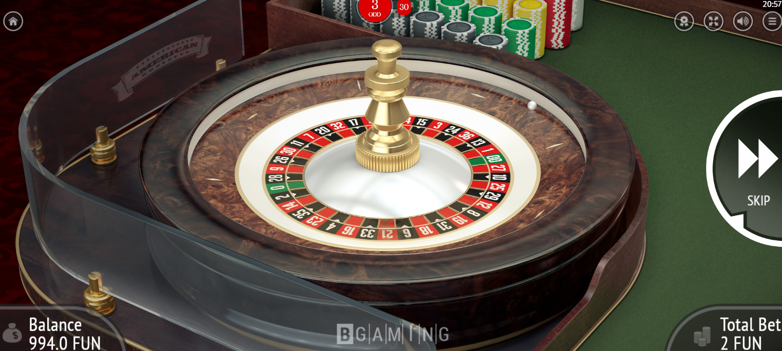 BGaming American Roulette Online Casino Wheel Layout