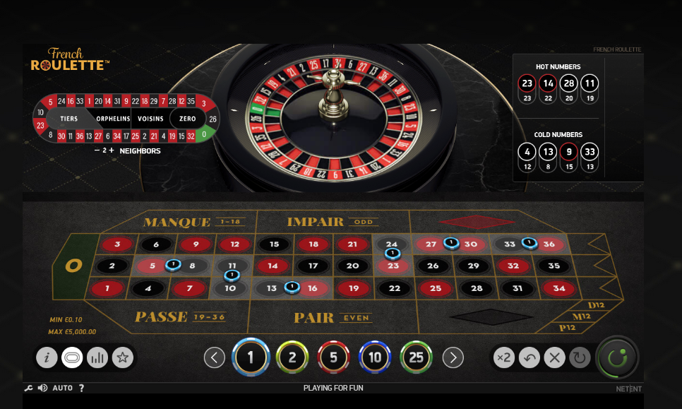 French Roulette NetEnt at Rizk Casino