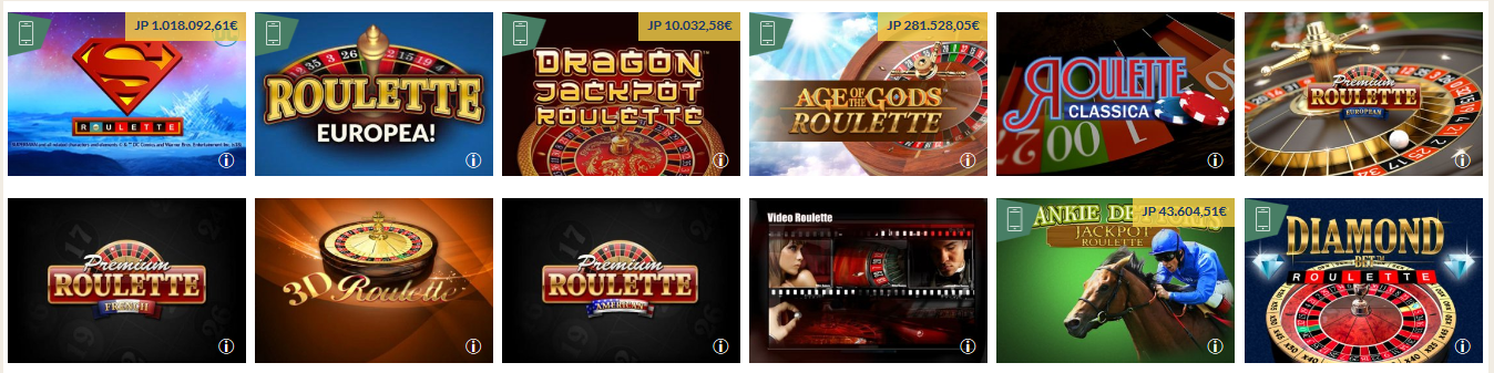 Roulette Software at EuroBet