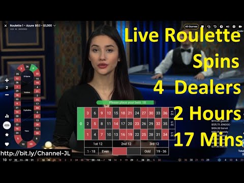 Live Roulette Spins 4 Dealers 2 Hours 17 Mins Roulette Azure – Roulette Game Videos