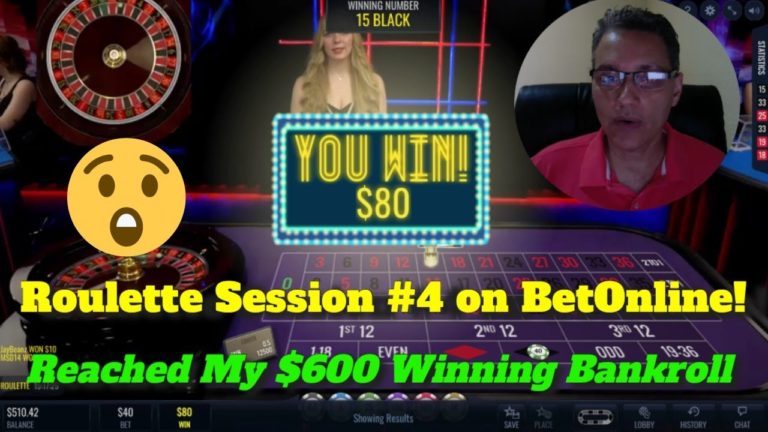 Roulette Session #4 on BetOnline! How To Win Live Roulette Online Red And Black Roulette Betting! – Roulette Game Videos