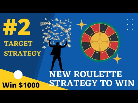 Target Strategy #2 | Following Color Red & Black Roulette Strategy | Target $1000 – Roulette Game Videos