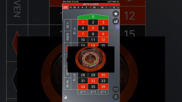 Live Roulette Play I won $3.25 / Feb.20,2022 ( 3:30 am) – Roulette Game Videos