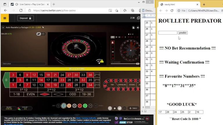 Roulette Predator Live Trail , (Day 12, Lose “0” , WIN “2”) – Roulette Game Videos