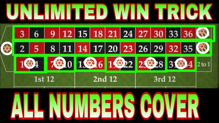 All Numbers Cover || Roulette Unlimited Win Trick – Roulette Game Videos