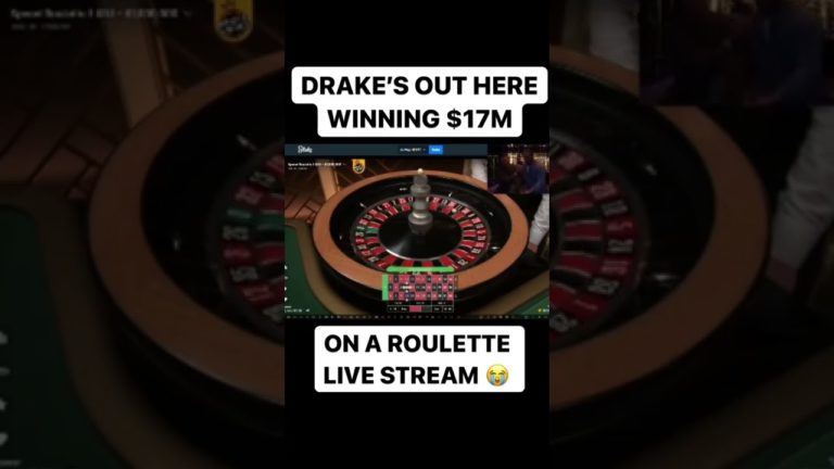 Drake won over 17M on his live roulette stream #shorts – Roulette Game Videos