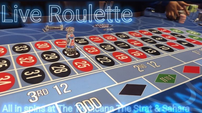 Live Roulette at Tropicana Las Vegas, The Strat and Sahara – Roulette Game Videos