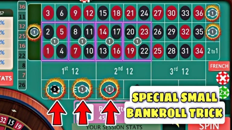 Specially for small bankroll roulette strategy – Roulette Game Videos