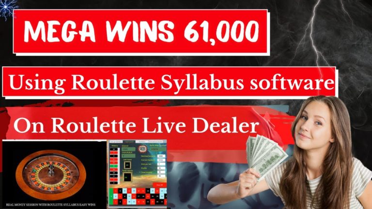 How to win roulette against a live dealer session by using software | Roulette Syllabus best win – Roulette Game Videos
