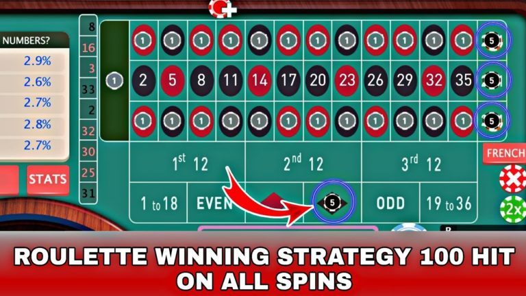 Roulette winning strategy 100 hit on all spins – Roulette Game Videos