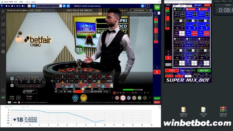 Vinco alla roulette live con un bot – Primo stop win da 25 | Super mix bot live – Roulette Game Videos