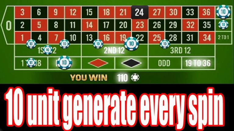 10 unit generate every spin | | Best Roulette Strategy | Roulette Tips | Roulette Strategy to Win – Roulette Game Videos