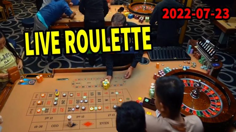 LIVE ROULETTE ⚠️ Friday Night Betting High in casino ✔️ – 2022-07-23 – Roulette Game Videos