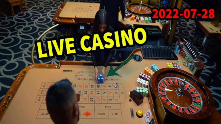 LIVE ROULETTE ⚠️ IN CASINO Table Evening ✔️ – 2022-07-28 – Roulette Game Videos