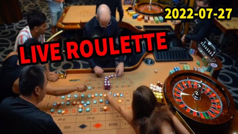 LIVE ROULETTE ⚠️ Tuesday night Table great IN CASINO ✔️ – 2022-07-27 – Roulette Game Videos