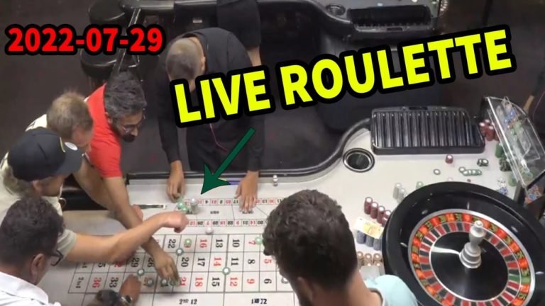 NEW Session ROULETTE Table is very hot live from Casino ✔️ – 2022-07-29 – Roulette Game Videos