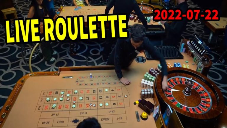 ROULETTE LIVE ⚠️ IN CASINO Table morning ✔️ – 2022-07-22 – Roulette Game Videos