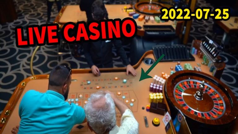 ROULETTE Table Evening live from the casino | 2022-07-25 – Roulette Game Videos