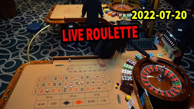 THE best LIVE ROULETTE Table from the casino 2022-07-20 – Roulette Game Videos