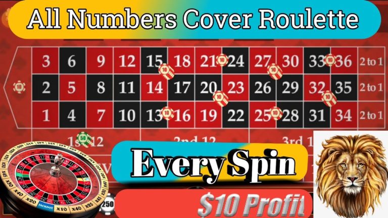 All Numbers Cover roulette || Every Spin $10 Profit || Roulette Strategy To Win – Roulette Game Videos
