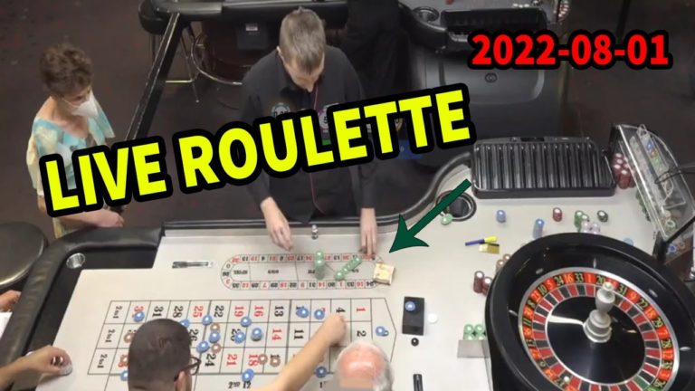 LIVE ROULETTE New Session round betting morning In Casino 2022-08-01 – Roulette Game Videos