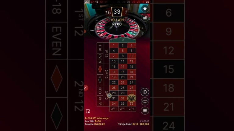 60$ Win Every Day #casino #roulettewin #roulette #dozens #strategy #betting #liveroulette – Roulette Game Videos