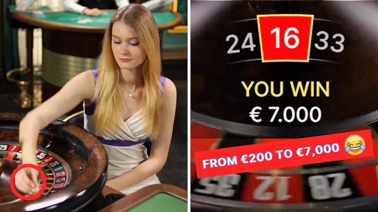 Secret roulette trick! 99.9% win rate on live roulette! (Big win) – Roulette Game Videos
