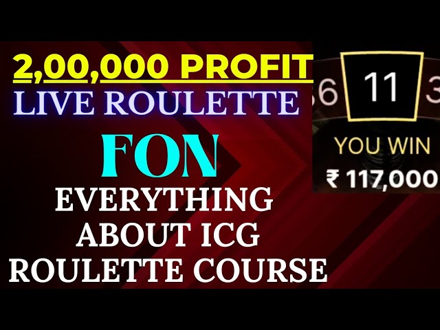 2,00,000 PROFIT IN LIVE ROULETTE | ICG ROULETTE COURSE DETAILS | @indianrouletteguru – Roulette Game Videos