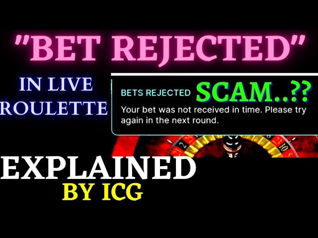 “BET REJECTED” IN LIVE ROULETTE | GLITCH..? | EXPLAINED BY ICG WITH LIVE PROOF | @indiancasinoguy – Roulette Game Videos