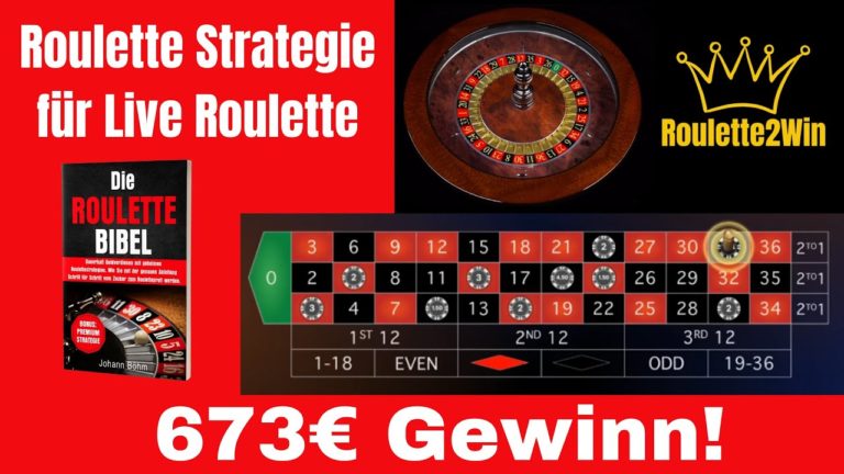 Beste Roulette Strategie! Auf 673€ mit Live Roulette im online Casino – Roulette Game Videos
