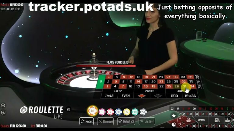 Live roulette – Start £1000 to £1300 in 20 mins using low bets on outsides – Breaking patterns – Roulette Game Videos