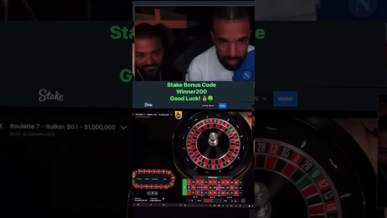Drake Wins $1,100,000 On Live Roulette !! Insane Strategy!! Bonus code Winner200 – Roulette Game Videos