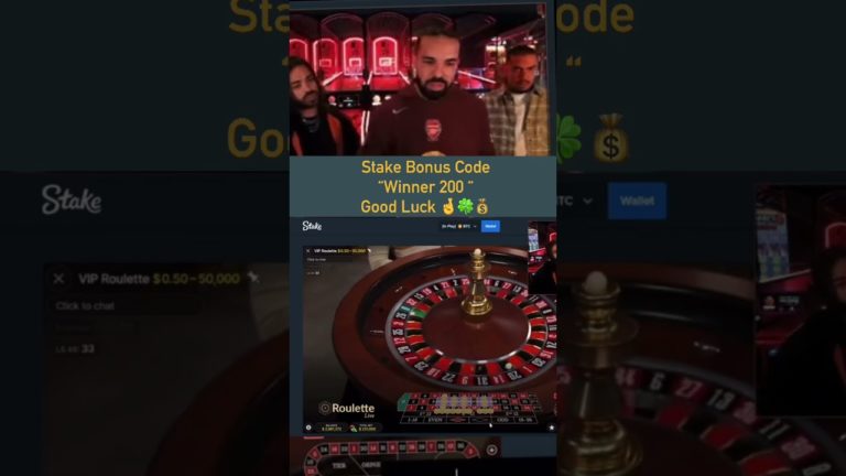Drake Wins 396k On Live Roulette With Insane Strategy!! Bonus Code Winner200 – Roulette Game Videos