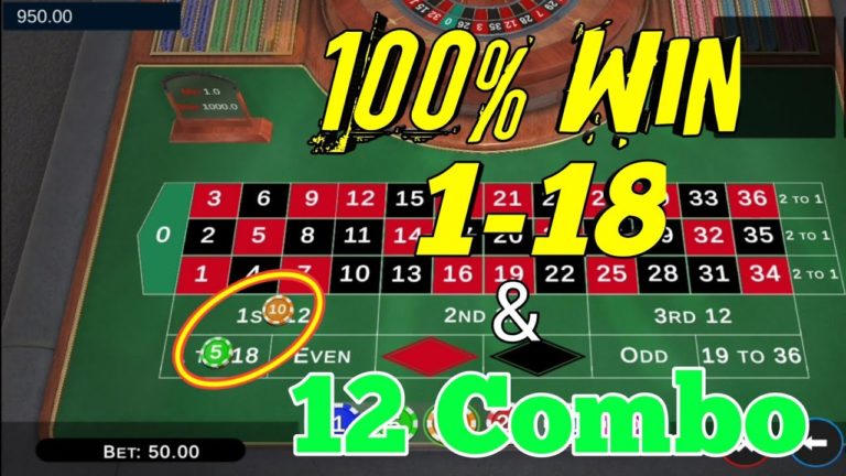 100% Win 1-18 & 12 Combo Dozens Strategy || Roulette Strategy To Win || Roulette – Roulette Game Videos