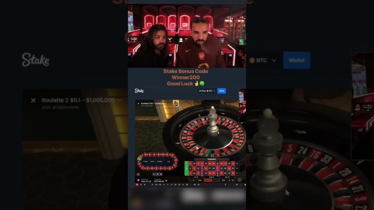 Drake Wins $3,060,000 On Live Roulette!!! Bonus Code: Winner200 – Roulette Game Videos