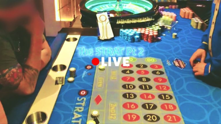 Live ROULETTE at The STRAT PT 2 | I came to get my money back | $110 Freeplay chips – Roulette Game Videos