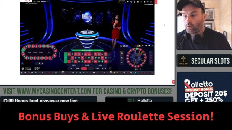 Bonus buys & Live Roulette session! #casino #slots #roulette #casinogames #casinogames #bonusbuy – Roulette Game Videos