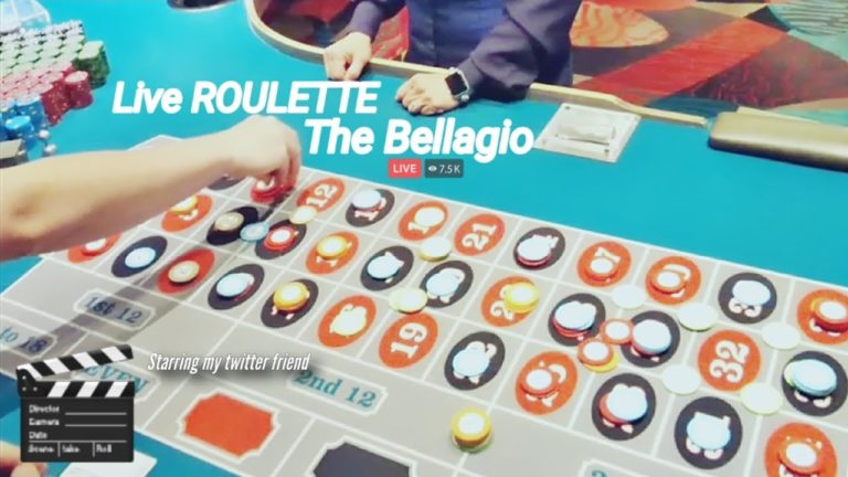 Live Roulette at Bellagio | $200 Buy-in | I played with my TWITTER friend from Rhode Island – Roulette Game Videos