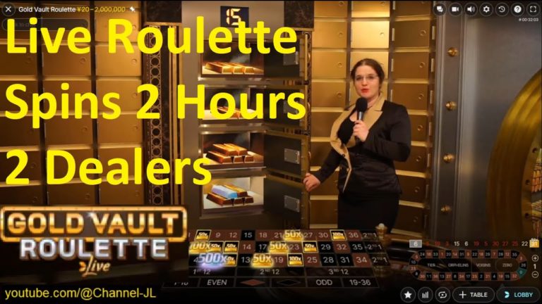 Gold Vault Roulette Live Roulette Spins 2 Hours 2 Dealers – Roulette Game Videos