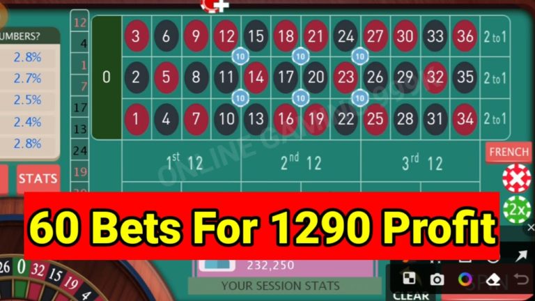 60 Bets For 1290 Profit !!! Roulette Strategy TO Win / Casino Roulette #money #casino #viral – Roulette Game Videos