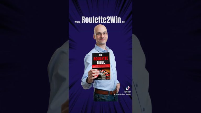 Das Buch mit den erfolgreichsten Roulette Strategien für Live Roulette im online Casino – Roulette Game Videos