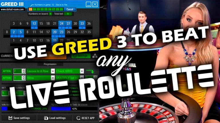 GREED 3 example session on LIVE roulette (custom numbers!) – Roulette Game Videos