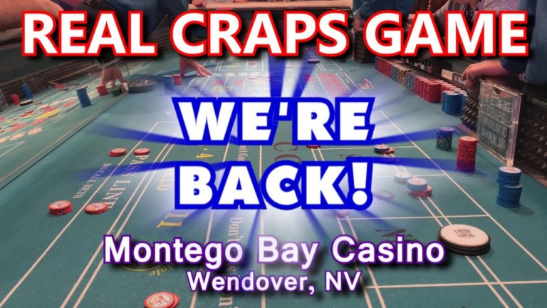OUR 50th CRAPS VIDEO! – Live Craps Game #50 – Montego Bay Casino, Wendover, NV – Inside the Casino – Roulette Game Videos
