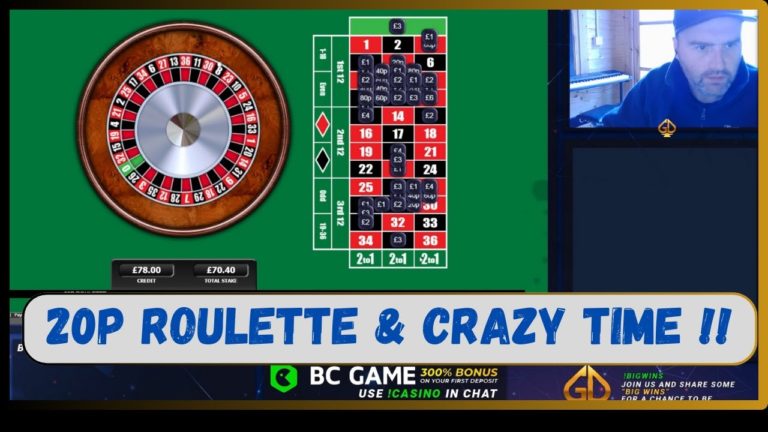 20p Roulette & Crazy Time session! #casino #roulette #gambling #crazytime 18+ Only – Roulette Game Videos