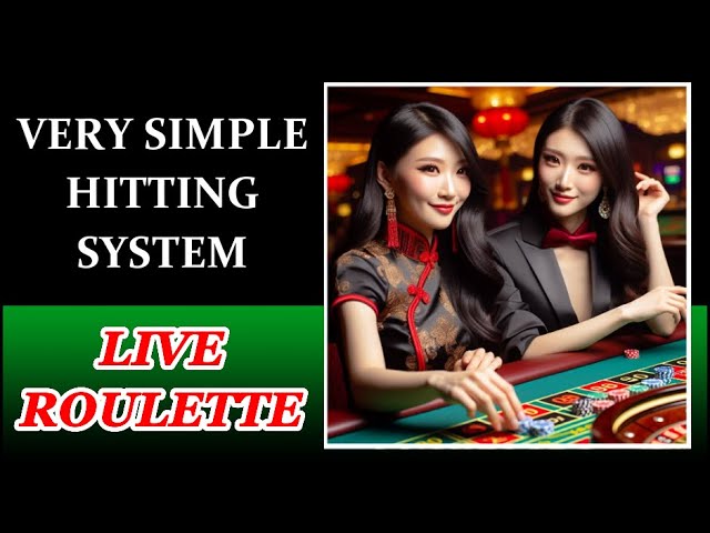 LIVE ROULETTE ♣ Very Simple Hitting System ♦ THE GOLDEN WHEEL ♠ – Roulette Game Videos