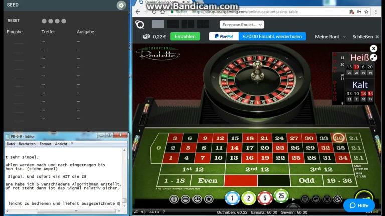 SEED Instruktions Roulette software Roulette programm roulette system RNG and LIVE ROULETTE – Roulette Game Videos