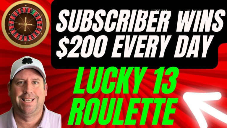 SUBSCRIBER WINS $200 EVERY DAY (LUCKY 13 ROULETTE) #best #viralvideo #gaming #money #business #trend – Roulette Game Videos