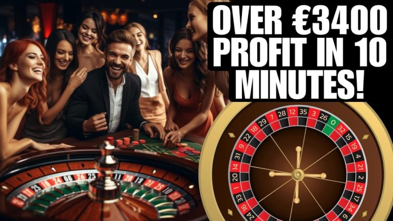 How I Made €3400 Profit In 10 Minutes: BEST ROULETTE STRATEGY #roulette #money – Roulette Game Videos