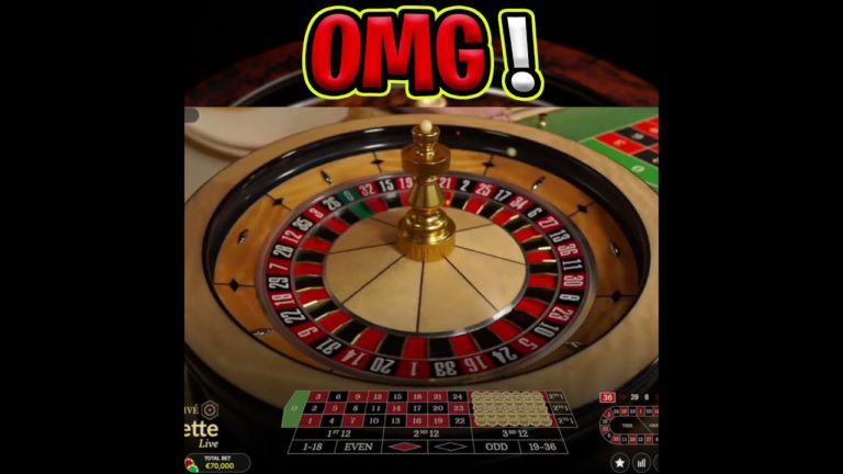I BET €70.000 IN ONE SPIN LIVE ROULETTE OMG‼️ #shorts – Roulette Game Videos